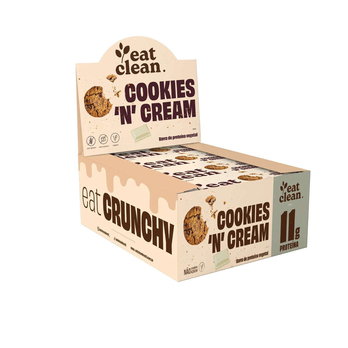 Display Barrinha de Proteína - Cookies 'n' cream (12 unidades)